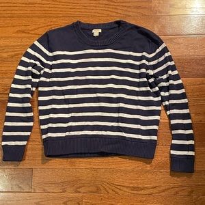 J Crew striped sweater size small